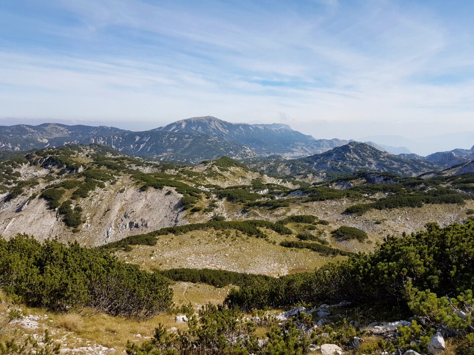 Hikking rock landscape