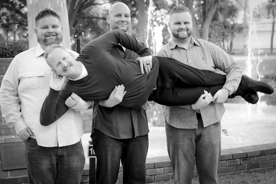 Family brothers group of people