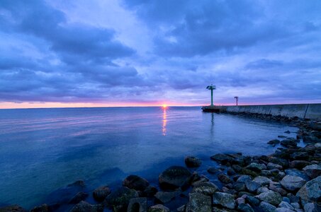 The baltic sea landscape boatyard