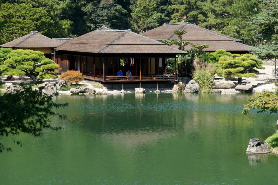 Kuribayashi park takamatsu city grounds