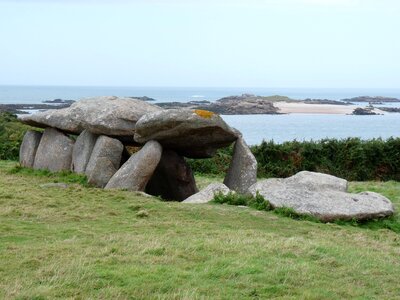 Sea alignments stones photo