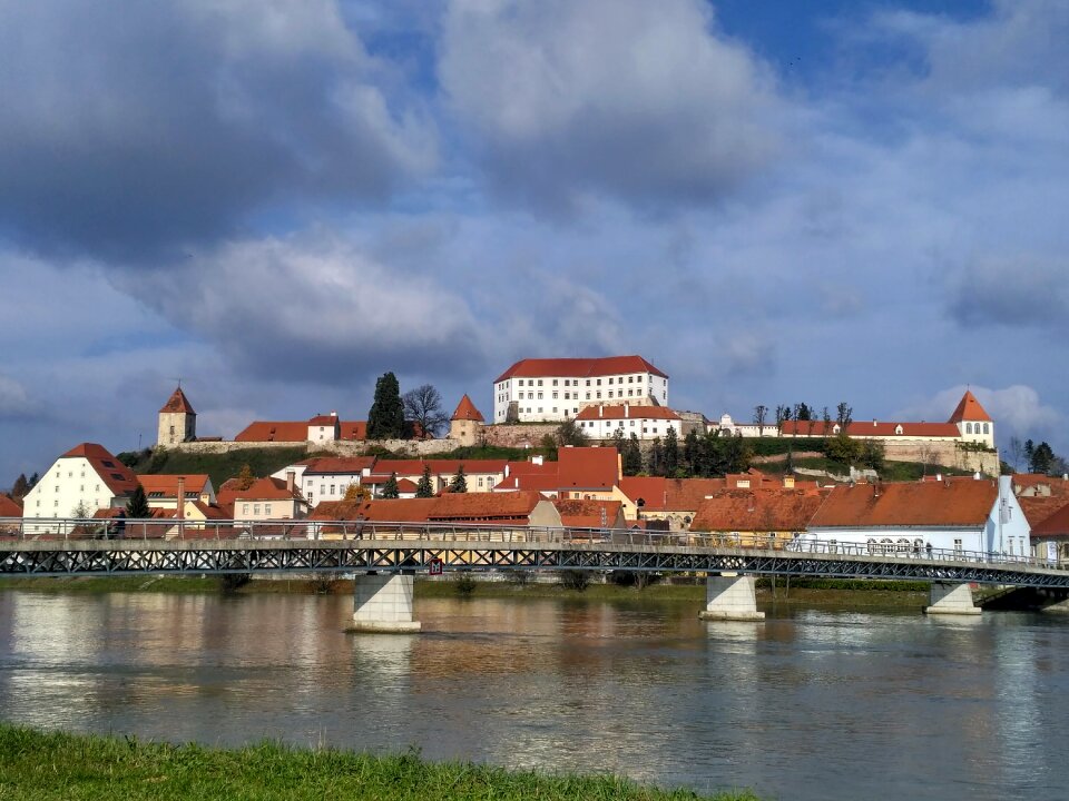 City old river photo