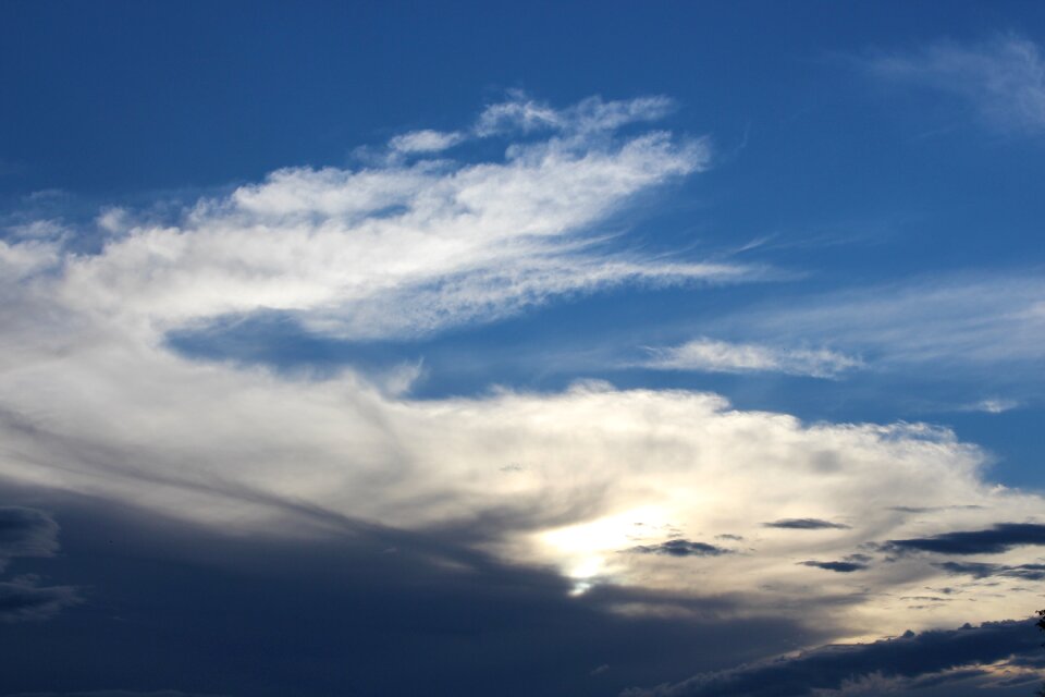 Blue sky clouds sky clouds blue photo