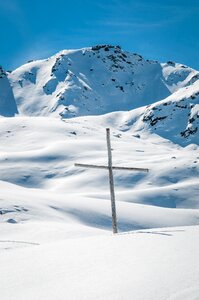 Alps landscape winter landscape photo