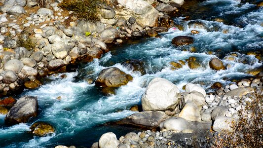 Himalayas manali stream photo