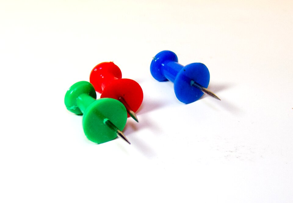 White background office supplies office