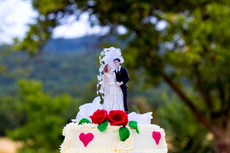 Wedding cake decoration sweet photo