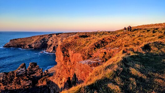 Horizon sunset sea photo