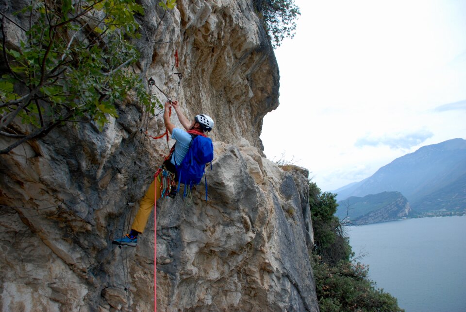 Garda ferrata lake