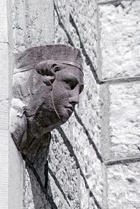 Old architecture carving