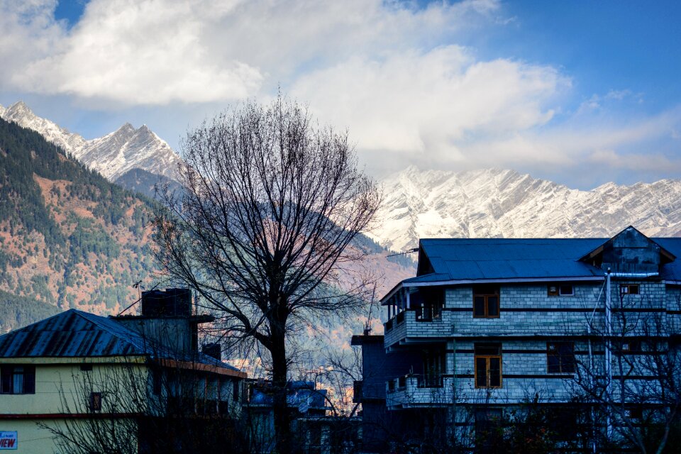 Winter quiet backdrop