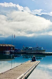 Mooring calm scenic photo