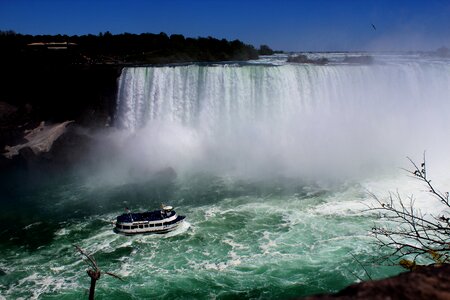 Niagara falls ship sky