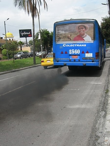 Quito ecuador public transportation photo