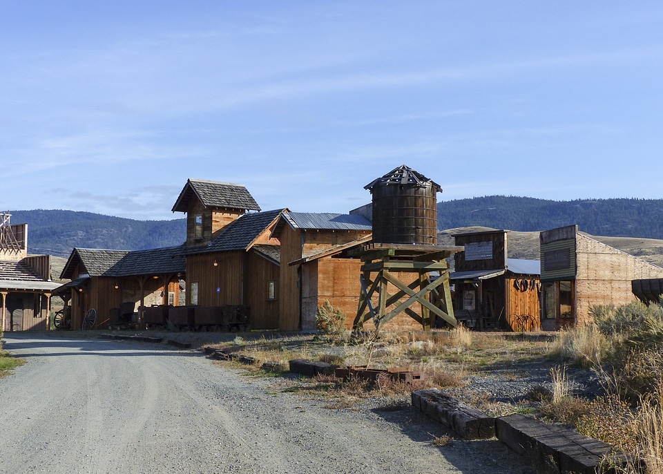 Wooden western style wild west