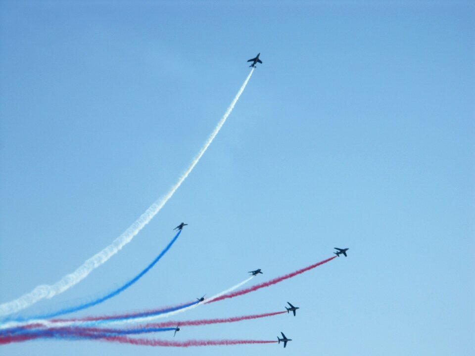Patrol of france aircraft aerobatics