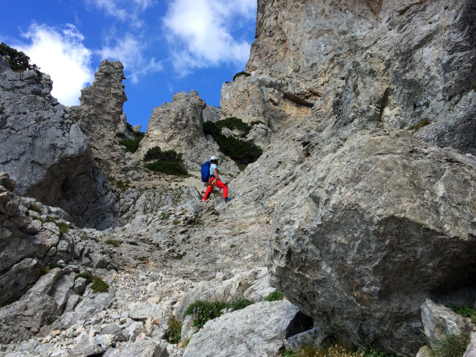 Climbing rock rocks