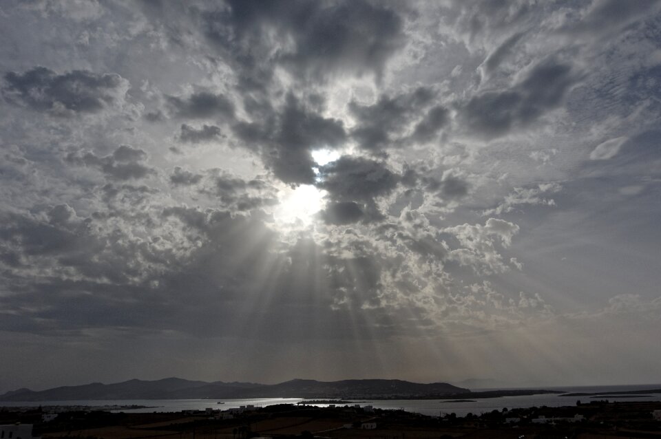 Dark clouds mood light