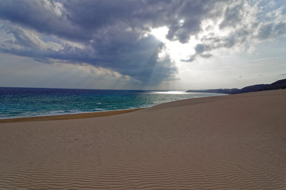 Clouds beach mediterranean
