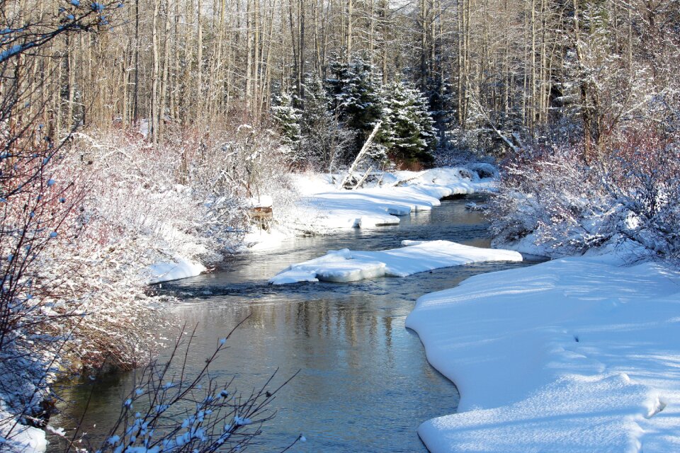 Snowbank winter cold photo