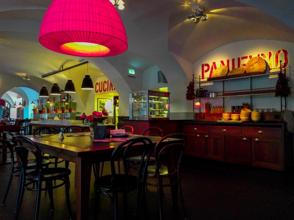 Chairs cafe interior