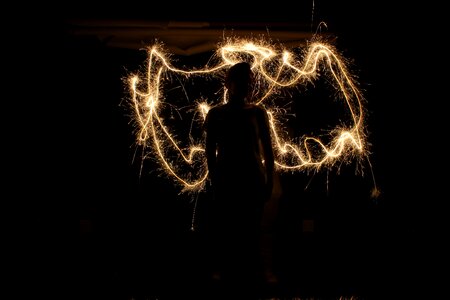 Circle motion woman