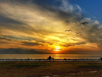 Landscpe beach by the sea