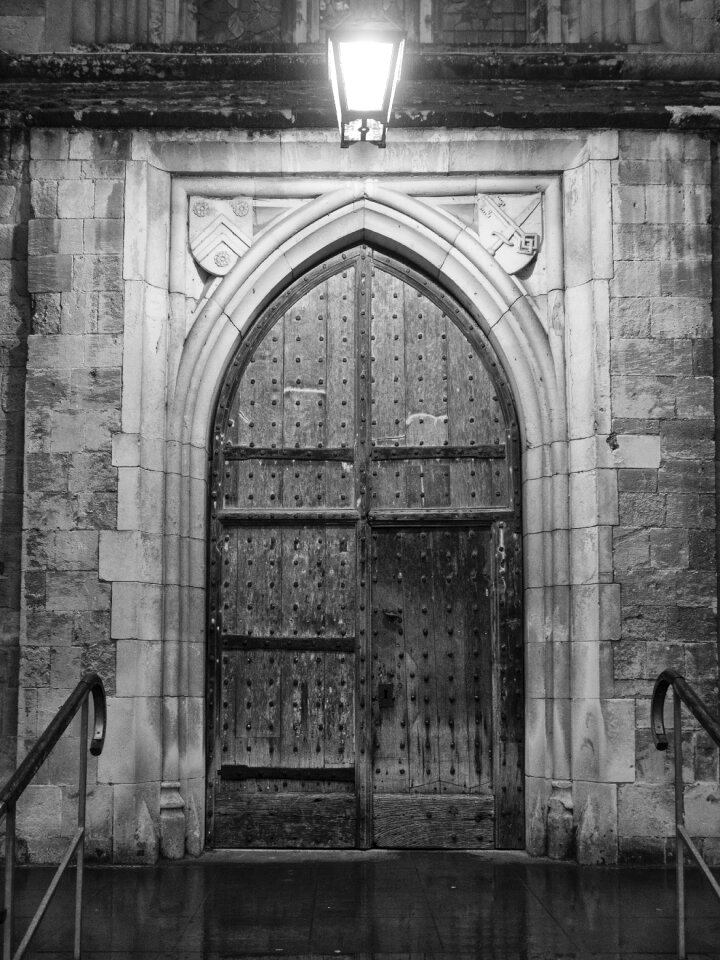 Door lantern old