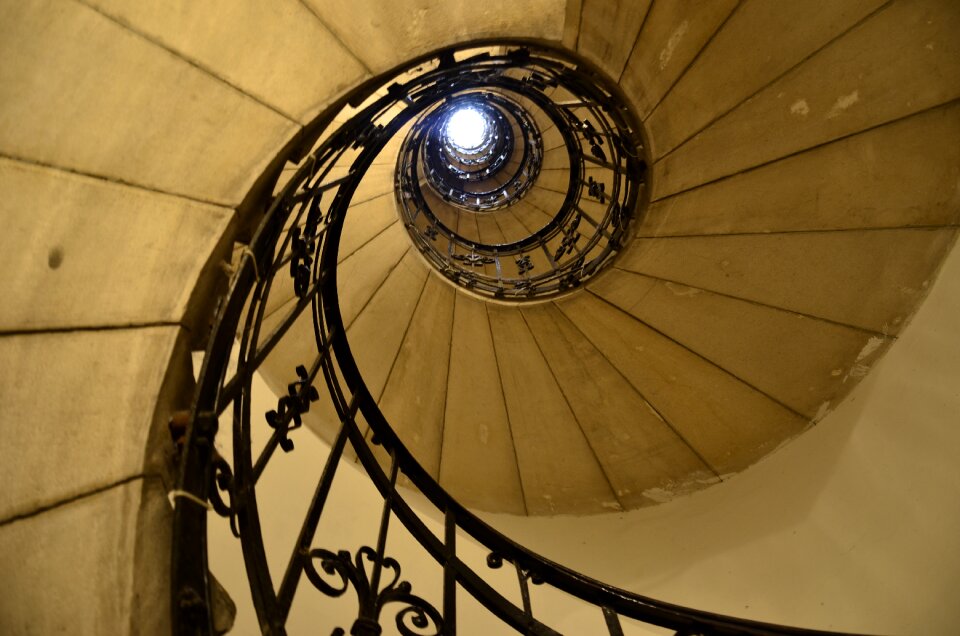 Winding staircase budapest cathedral
