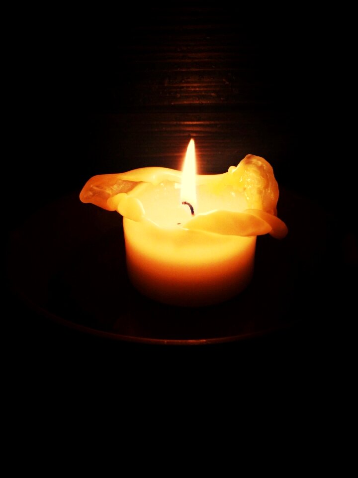 Candle romantic candlelight