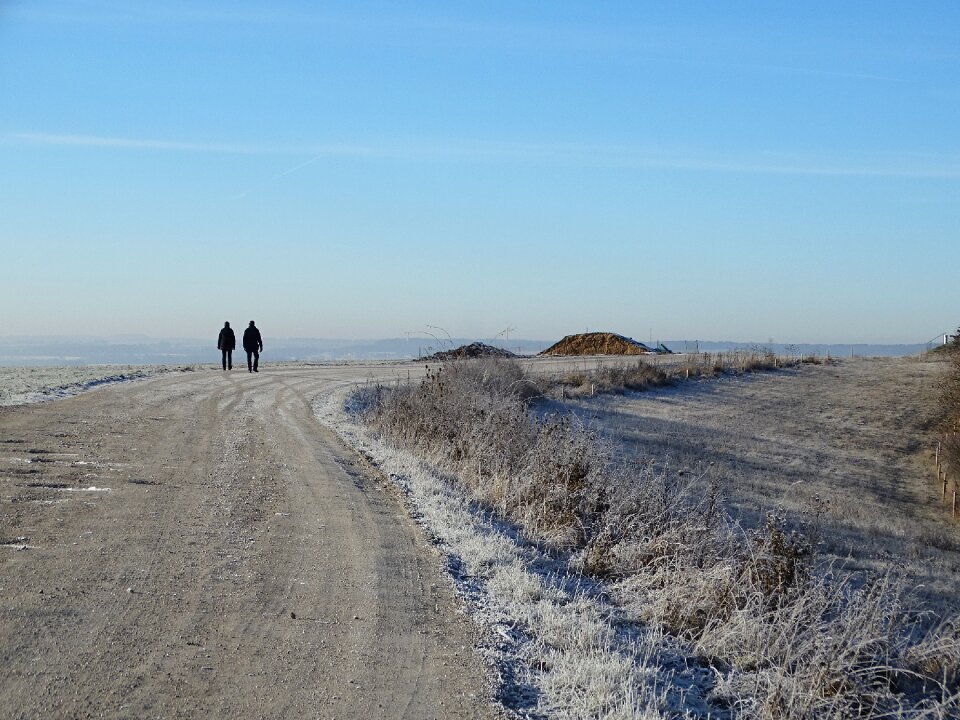 Winter cold sky