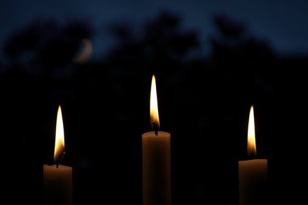 Flame atmosphere the candle light
