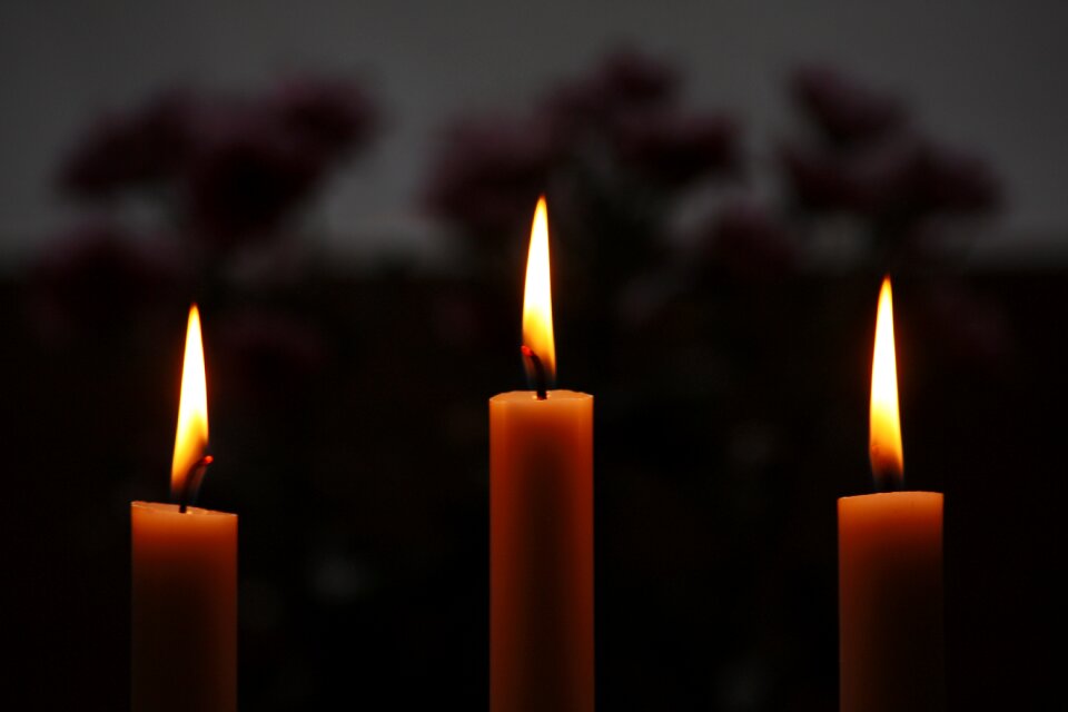 Flame atmosphere the candle light