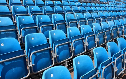 Chairs blue area of amateur photo