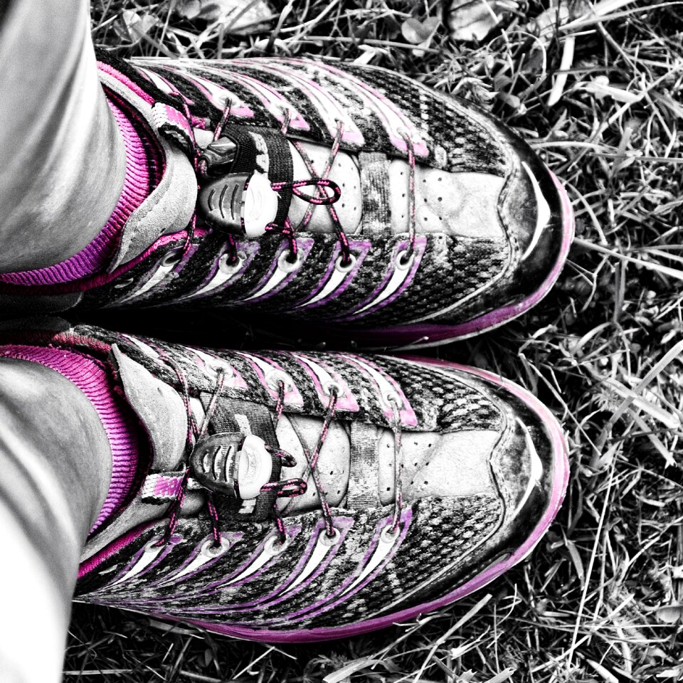 Nature trekking running