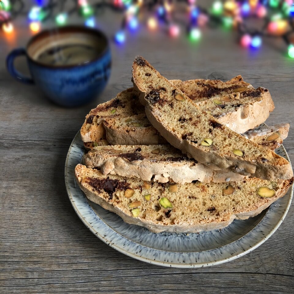 Traditional cantucci biscuit