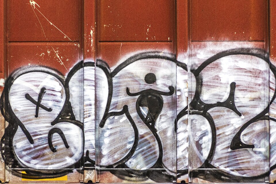 Grunge street art graffiti wall