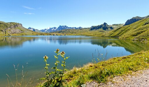 Mountains bergsee melchsee photo