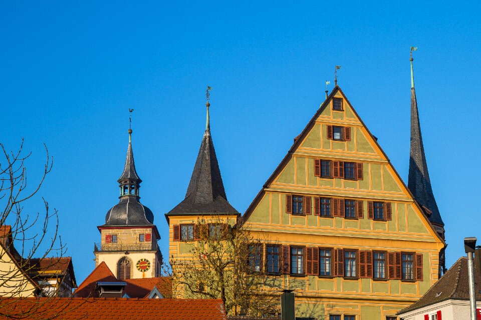 City view town hall towers