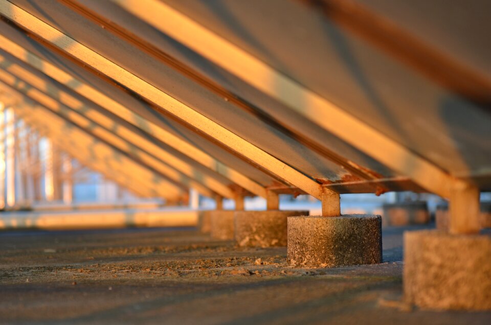 Sunset sunset light line