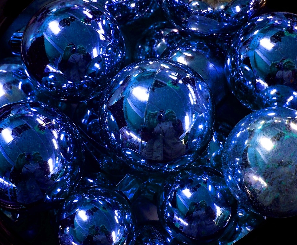 Christmas decoration sphere photo