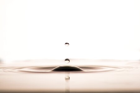Liquid reflection ripple
