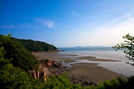 Coastal sky beach