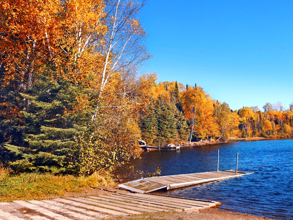 Dock landscape vacation
