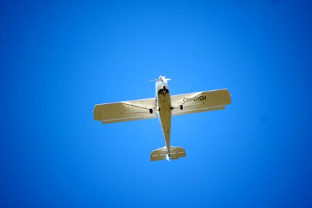 Fly airplane air photo