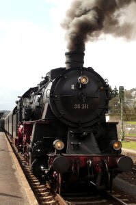 Steam locomotive br 58 historically photo