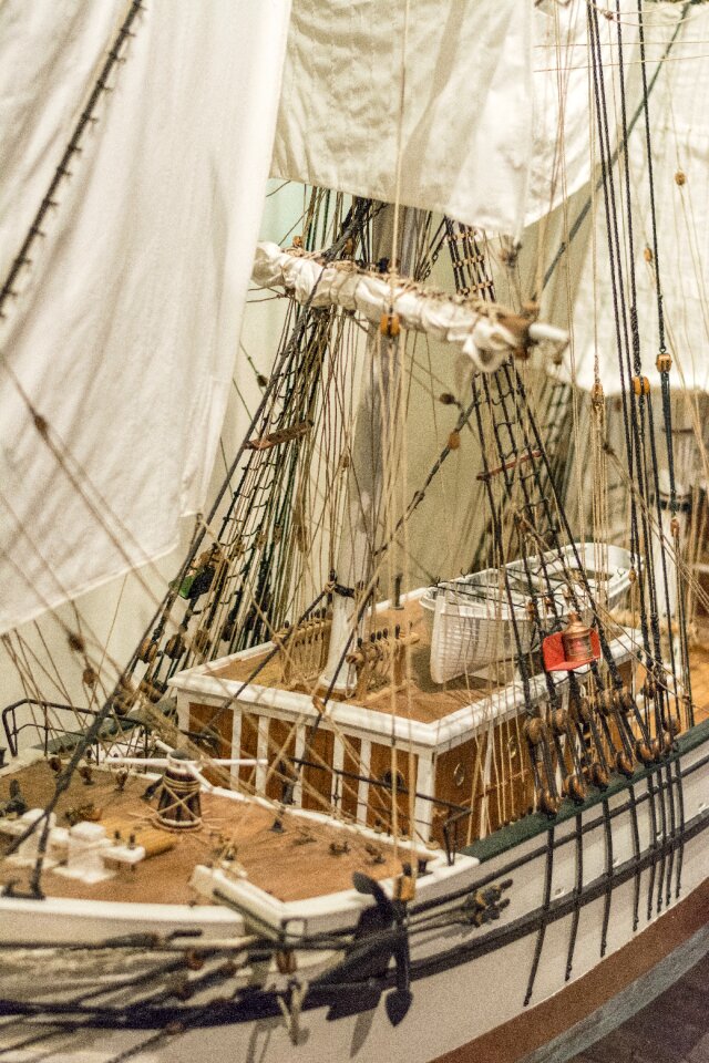 Hobby museum sailing boat