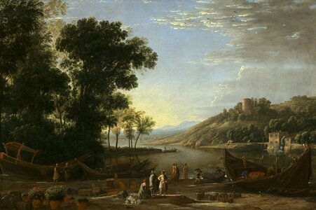 Landscape oil painting