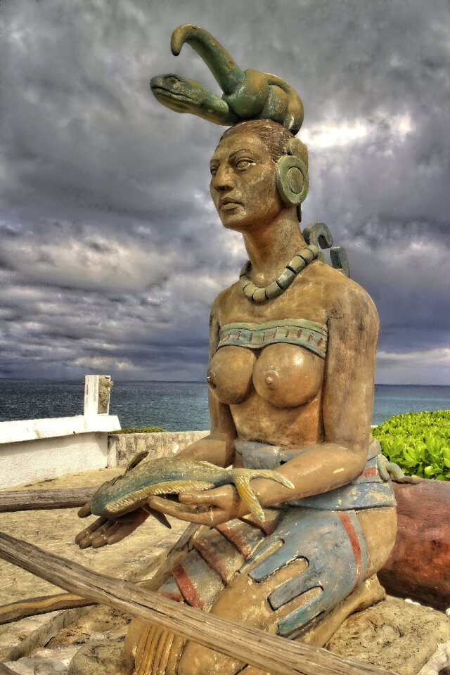 Fishermen protector statue