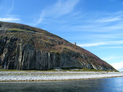 Curling stones granite castle photo